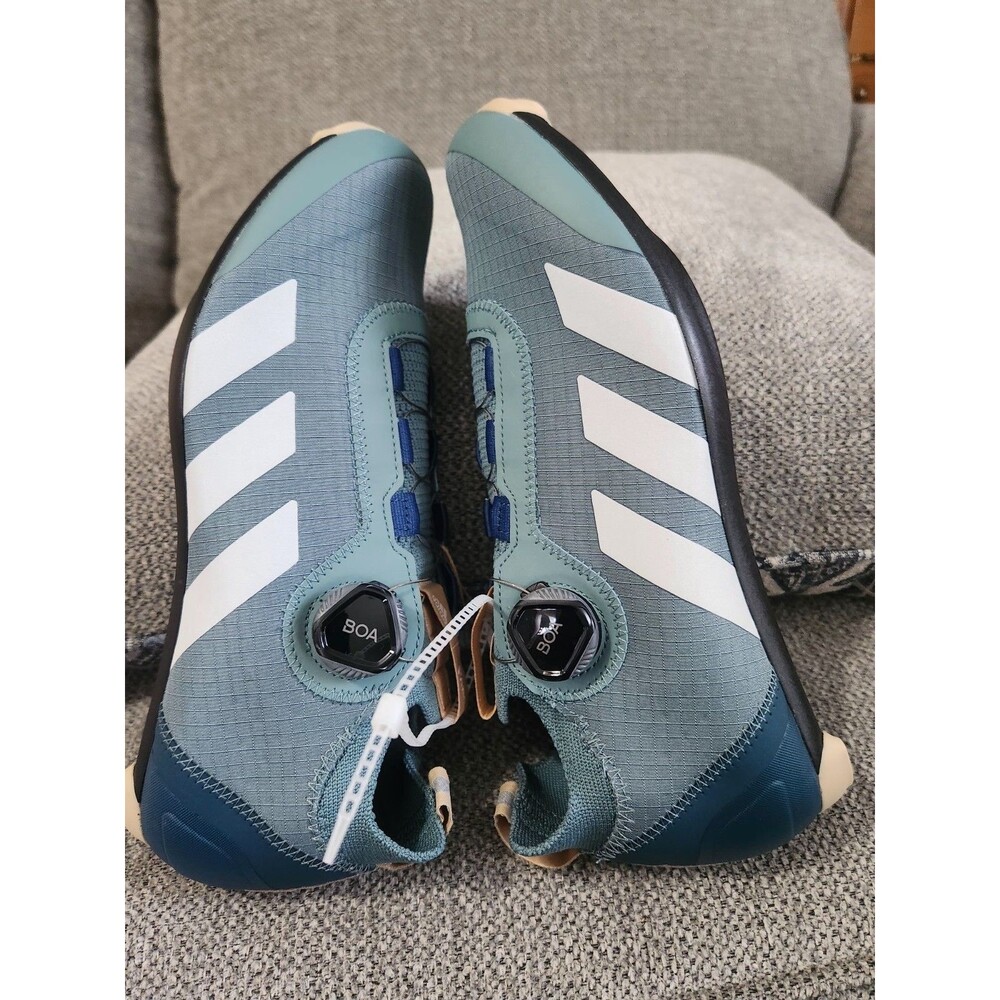 Adidas The Parley Road Shoe BOA Cycling Shoes GX8931 Hazy Emerald - (Sz M8 / W9)